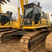 2023 Komatsu PC450-8 crawler excavator, front three-quarter view 2023 Komatsu PC450-8 crawler excavator, front three-quarter view
