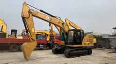 2024 Caterpillar 320GC crawler excavator, side view