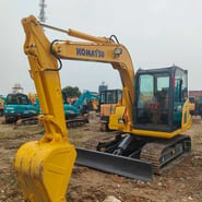2011 Komatsu PC70-8 crawler excavator, front three-quarter view 2011 Komatsu PC70-8 crawler excavator, front three-quarter view