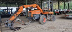 Gallmac WMW 115 wheel excavator, side profile view Gallmac WMW 115 wheel excavator, side profile view