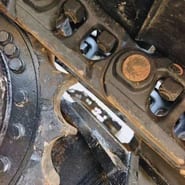 2024 Sany SY235H crawler excavator track and sprocket detail