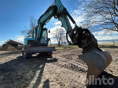 2015 Bobcat E62 mini excavator, front-side view