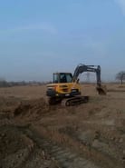 2024 Volvo EC80D mini excavator, side view