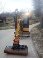 2021 Caterpillar 303E crawler excavator, front view