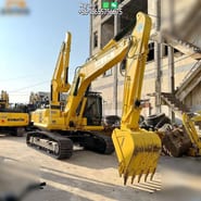 2014 Komatsu PC210-8N1 crawler excavator, front three-quarter view 2014 Komatsu PC210-8N1 crawler excavator, front three-quarter view