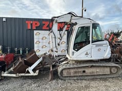 2008 Mecalac 714 MC crawler excavator, side view