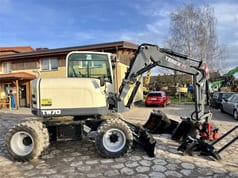 2011 Terex TW70 wheel excavator side view