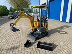 Berger Kraus BK1250JS mini excavator, side view Berger Kraus BK1250JS mini excavator, side view