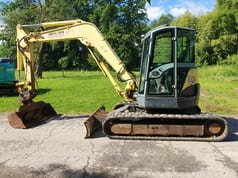 2007 Yanmar VIO75 A mini excavator, side view 2007 Yanmar VIO75 A mini excavator, side view