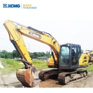 2024 XCMG XE135D crawler excavator, side view