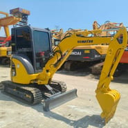 2020 Komatsu PC30 MR mini excavator, front three-quarter view 2020 Komatsu PC30 MR mini excavator, front three-quarter view