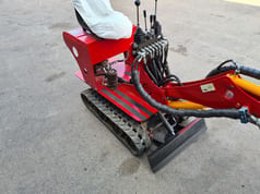 2017 Bobcat Springer mini excavator, rear three-quarter view