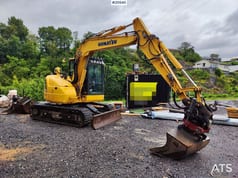 2017 Komatsu PC78US-10 crawler excavator side view