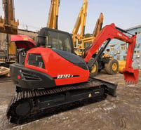 2018 Kubota KX183-3 crawler excavator, rear three-quarter view 2018 Kubota KX183-3 crawler excavator, rear three-quarter view