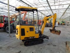 2018 JCB 15C-1 mini excavator, side view 2018 JCB 15C-1 mini excavator, side view