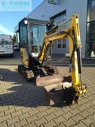 2015 Yanmar SV18 mini excavator, front three-quarter view