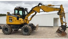 2021 Komatsu PW98MR-11E0 wheel excavator side view