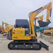2023 XCMG XE60DA mini excavator, side profile view 2023 XCMG XE60DA mini excavator, side profile view