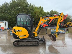 2017 JCB 8026CTS mini excavator side view 2017 JCB 8026CTS mini excavator side view