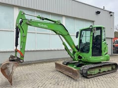 2013 Kubota U55-4 mini excavator, side profile view 2013 Kubota U55-4 mini excavator, side profile view