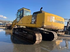 2005 Komatsu PC450LC-7 crawler excavator rear three-quarter view