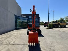2016 Hitachi ZX65USR-5A mini excavator, rear view