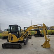 2021 Komatsu PC35MR mini excavator, side view 2021 Komatsu PC35MR mini excavator, side view