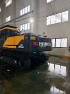 2020 Hyundai HX305-HD crawler excavator rear three-quarter view