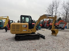 2023 Caterpillar 306E2 mini excavator side view 2023 Caterpillar 306E2 mini excavator side view