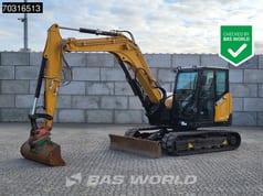 2023 Sany SY 80U mini excavator, side view 2023 Sany SY 80U mini excavator, side view