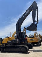 2024 Volvo EC290 crawler excavator, side profile view