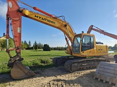 2004 Hyundai R210LC-7 crawler excavator side view