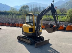 2006 Volvo ECR28 mini excavator, side view