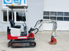 2013 Takeuchi TB108 mini excavator, side view