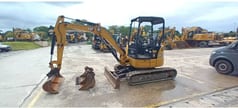 2020 Caterpillar 303.5ECR crawler excavator side view