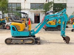 2024 Kubota U10 mini excavator, side view 2024 Kubota U10 mini excavator, side view