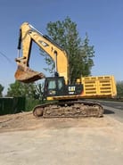 2024 Caterpillar 390FL crawler excavator side view