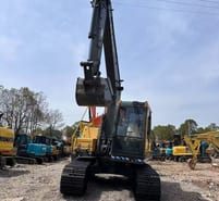 2020 Volvo EC140D crawler excavator, front view