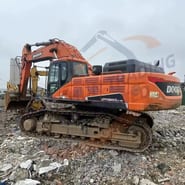 2020 Doosan DX520LC-9C crawler excavator, side profile view 2020 Doosan DX520LC-9C crawler excavator, side profile view