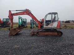 2002 Wacker Neuson 8002 RD mini excavator, side view