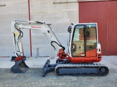 2018 Takeuchi TB260 mini excavator, side profile view 2018 Takeuchi TB260 mini excavator, side profile view