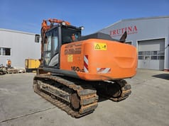 2014 Hitachi ZX160LC-5B crawler excavator rear three-quarter view