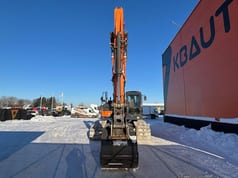 2021 Doosan DX255LC-5 crawler excavator, front view