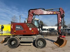 2018 Liebherr A914 Compact wheel excavator, side view 2018 Liebherr A914 Compact wheel excavator, side view