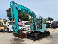 2007 Sumitomo SH 145 crawler excavator, front three-quarter view 2007 Sumitomo SH 145 crawler excavator, front three-quarter view