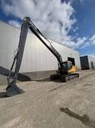 2025 Hyundai R245LR crawler excavator, side view