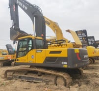 Volvo EC300D crawler excavator, rear three-quarter view