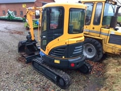 2016 Hyundai R25AK mini excavator, rear three-quarter view
