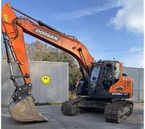 2022 Doosan DX235LCR crawler excavator, side view 2022 Doosan DX235LCR crawler excavator, side view