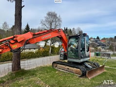 2012 Hitachi ZX85US-3 crawler excavator, side view